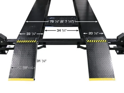Atlas Apex 9 ALI Certified 9,000 lb 4-Post Lift