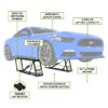 Ranger QuickJack Extended Portable Car Lift System
