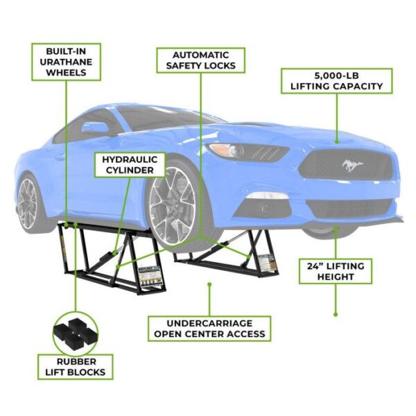 Ranger QuickJack Extended Portable Car Lift System